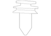Rear Pillar Trim - GM (25707648)