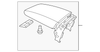 Spare Wheel Lock Cylinder Case - GM (84304677)