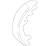 Parking Brake Shoe (Left, Right) - Toyota (46550-60070)