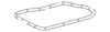 Ebony Rear Driver Side Door Window Switch Bezel - GM (25943346)