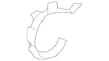 Check Strap Gasket - BMW (51767263989)