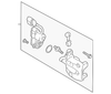 Rear Knuckle, Left - Mopar (5086713AA)