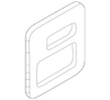 Hatch Emblem - Ford (YF4Z-7442528-BA)