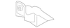 Knee Protector Bracket - Mopar (68254984AA)