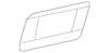 Primed Driver Side Door Mirror without Cover - GM (87847736)