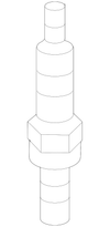 Seat Belt Nut - GM (89040100)