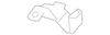 Heating and Air Conditioning Evaporator Lower Case Seal - GM (89018441)