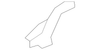 Rear Passenger Side Door Window Channel Rear Retainer - GM (84010828)