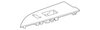 Rear Compartment Lid Engine Name Plate - Cadillac (84139940)