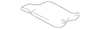 Front Weather-Strip Retainer - Nissan (K3481-6X001)