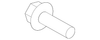 Seat Belt Assembly Lower Bolt - Porsche (N-910-742-01)