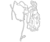 Upper Trim Panel Side Bracket - GM (25678441)