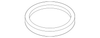 Engine Oil Filter Housing Cover O-Ring - Porsche (N-910-465-01)