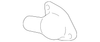 Side Molding - Ford (E83Z-5451754-A)