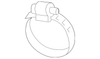 Front Bumper Fascia Retainer - Buick (90450482)