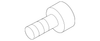 Ebony Rear Seat Center Retractor Side Belt - GM (89023867)