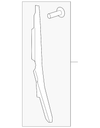 Rear Cross-Member - Ford (YF5Z-1210746-BA)