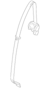 Front Side Door Body Side Weatherstrip - GM (84349104)