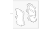 Belt Weather-Strip - Ford (YW1Z-5421452-AB)