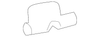 Door Upper Hinge, Left - Mopar (68306515AA)