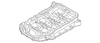 Retainer, R/Wdo Tr Fin Panel *Beige - GM (90439404)