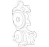 Frame, P/Seat Black Cushion - GM (88940315)