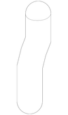 Center Pillar Trim - Ford (YL7Z-7824356-AAB)