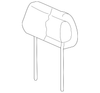 Clutch Tube Clip - Mopar (68201780AA)