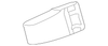 Black Rear Driver Side Seat Belt with Buckle - GM (96870618)