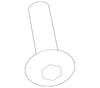 Hex Head Bolt And Washer - Mopar (6511473AA)