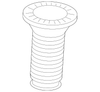 Interior Trim, Air Vent Rings, Red - Nissan (T99G3-5RL0D)