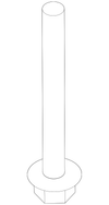 Quarter Trim Panel Bolster, Left - Mopar (ZT83XT1AE)