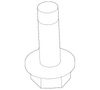Radiator Closure Bracket, Right - Mopar (68251090AA)