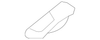 Rear Passenger Side Door Window Weatherstrip - GM (84359415)