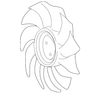 Fan Blade - Toyota (88453-0C010)