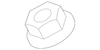 Adapter Gasket - Ford (XW4Z-6840-BA)