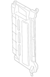 Passenger Side Rear Door Armrest Pull Cup Bracket - GM (96966626)