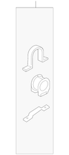Rear Passenger Side Door Window Upper Reveal Molding - GM (84089989)