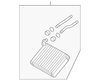 Outer Finish Panel Hole Cover - Buick (89043983)