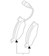 Rear Driver Side Bumper Filler Support - GM (12335669)