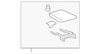 Front Bumper Fascia Center Support - Cadillac (84113140)