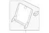 Front Driver Side Door Water Deflector - GM (84374104)