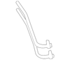Front Rail Insulation, Right - Mopar (68360224AA)