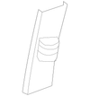 Steering Knuckle Socket Nut - Mopar (5086673AB)