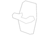 D Pillar Molding, Left - Mopar (ZR13HL5AI)