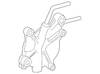 Safety Catch - Ford (E9SZ-16892-B)