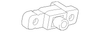 Overflow Hose Retainer Clip - Nissan (92520-4Z000)