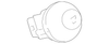 Rear Side Door Check Link - Buick (25783007)