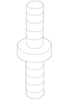 Support Stud - Porsche (N-910-448-01)