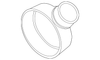Cup, Rear S/D A/Rst Pull *Gray - Cadillac (90363717)